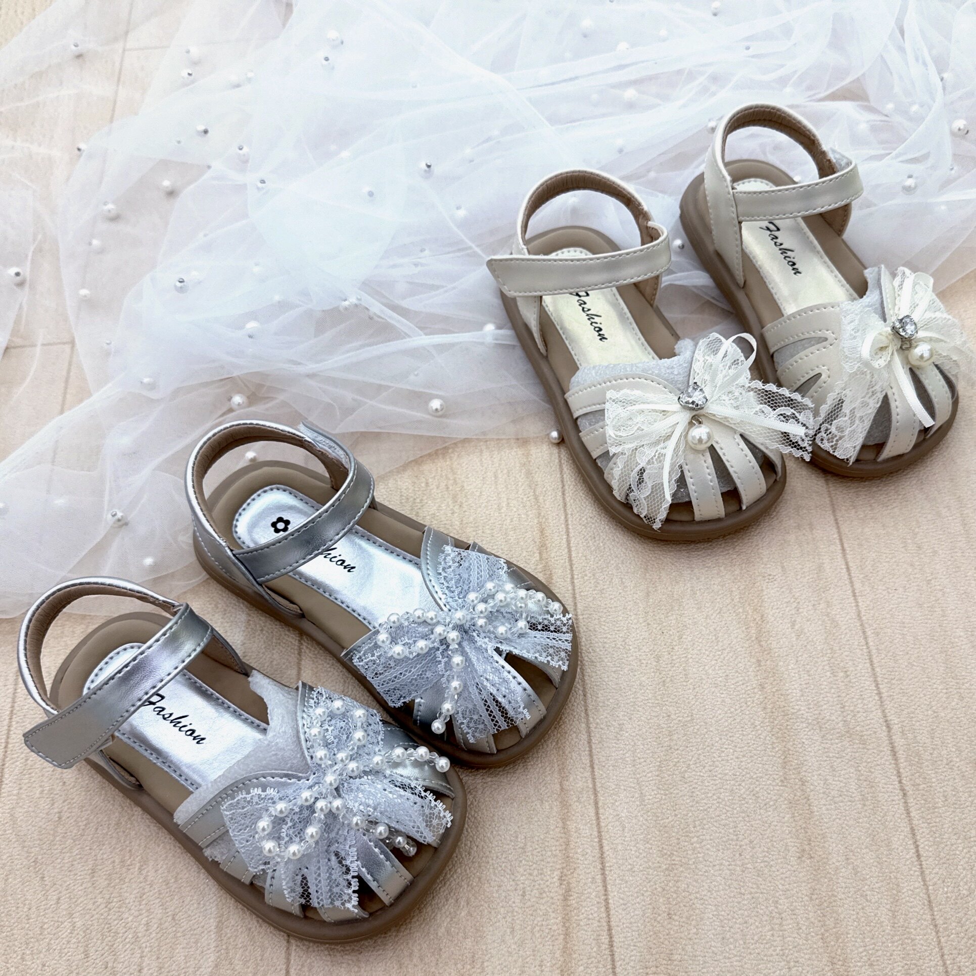 2026夏季新款女童公主沙滩鞋包头凉鞋鞋底橡胶底防滑耐磨户外凉鞋