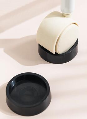 808AAT.日本原单.滚轮椅子防滑脚垫(2个装) 老板椅子轮子稳定垫