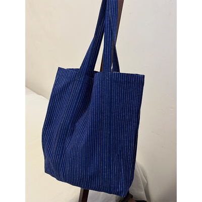 Tequila手织条纹复古帆布包