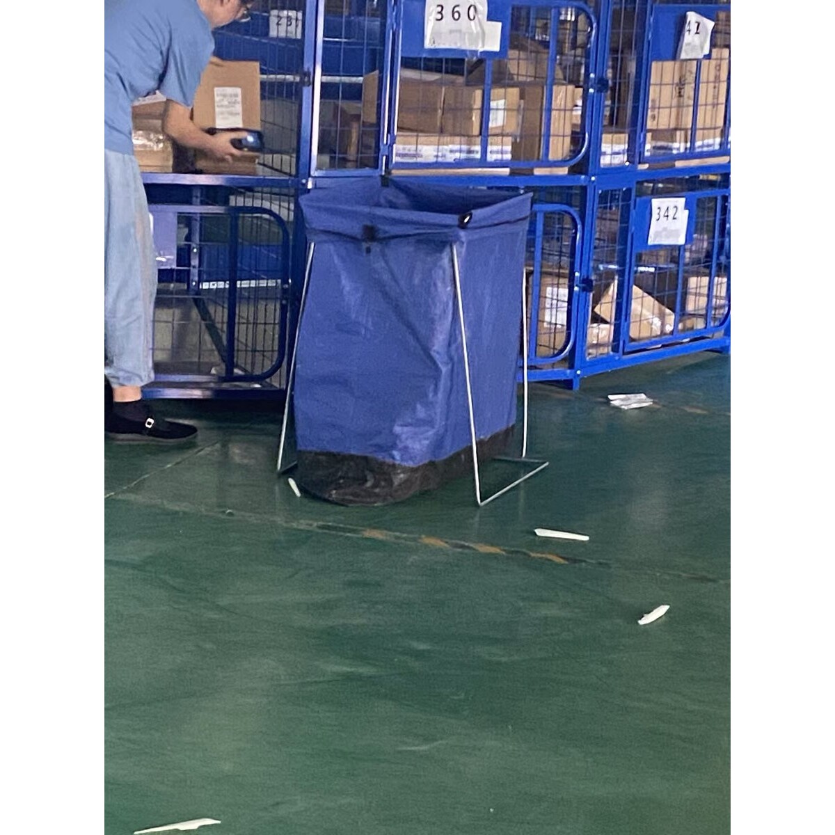 快递打包架子集包架建包架编织袋撑口袋器循坏袋袋子仓储货架