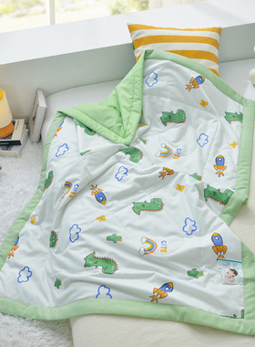 P66D儿童幼儿园水洗棉夏凉被婴儿宝宝午睡空调被小孩被子夏季薄款