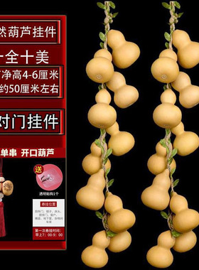 天然葫芦挂件解决家居门对门挂件客厅装饰藤客厅卧室红色小葫芦串