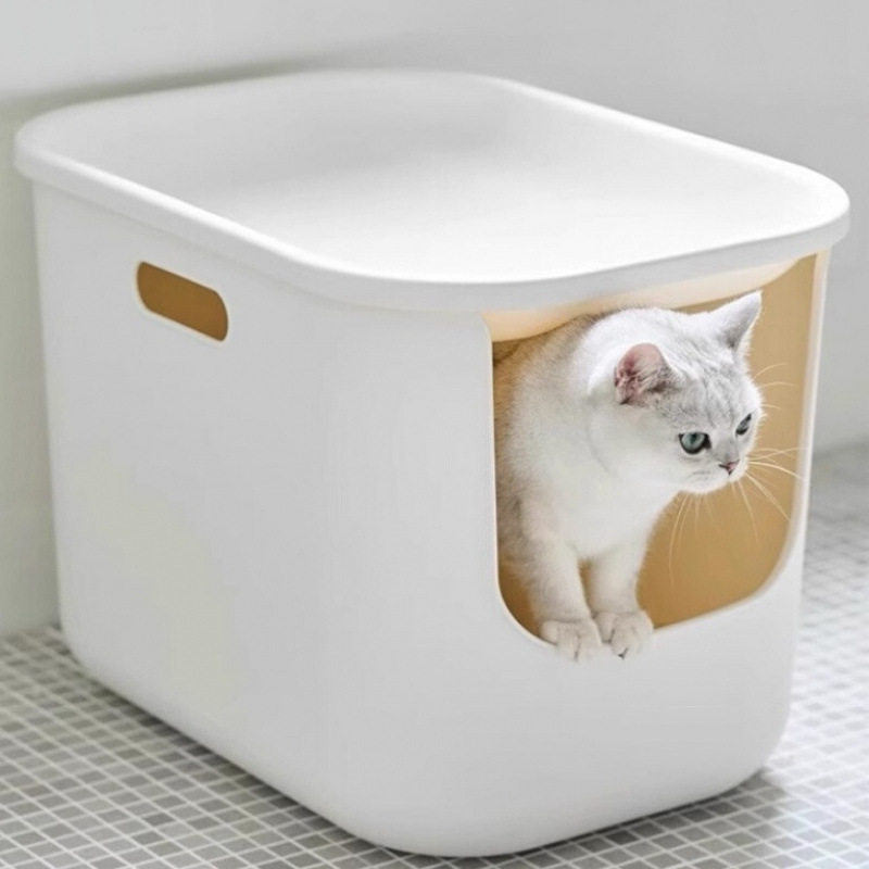 猫砂盆全封闭超大号猫沙盆猫厕所家用清洁防外出溅猫咪用品直发