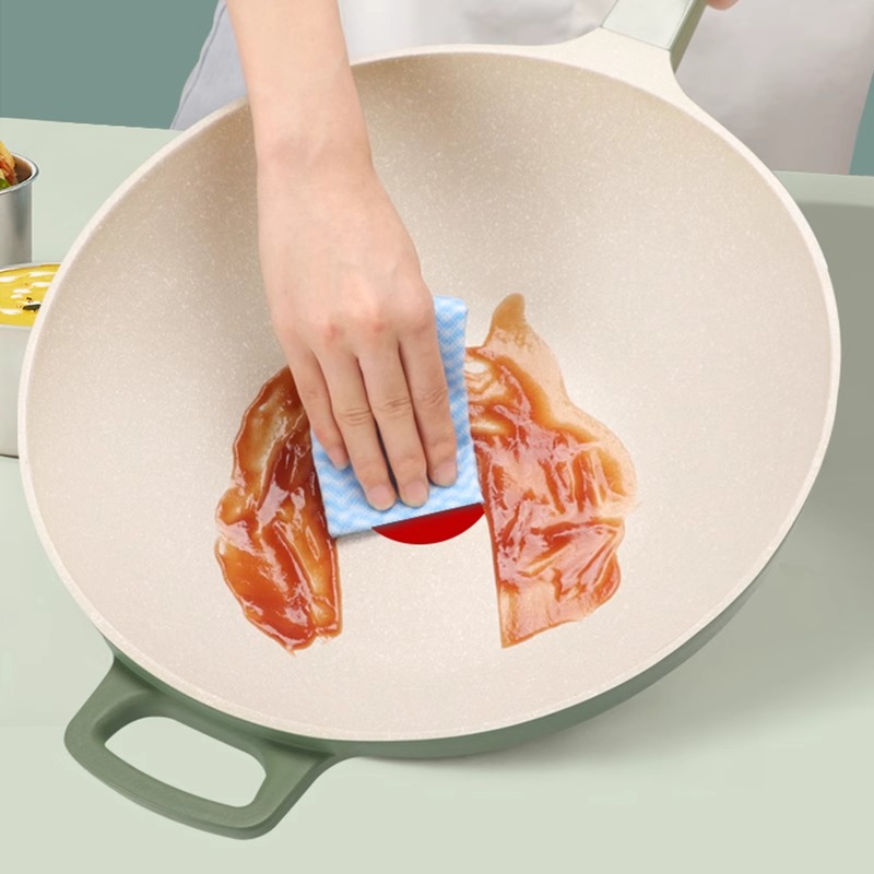 迈巴勒旗舰店不粘锅陶瓷合金炒锅正品炒菜锅电磁炉煤气灶家用专用