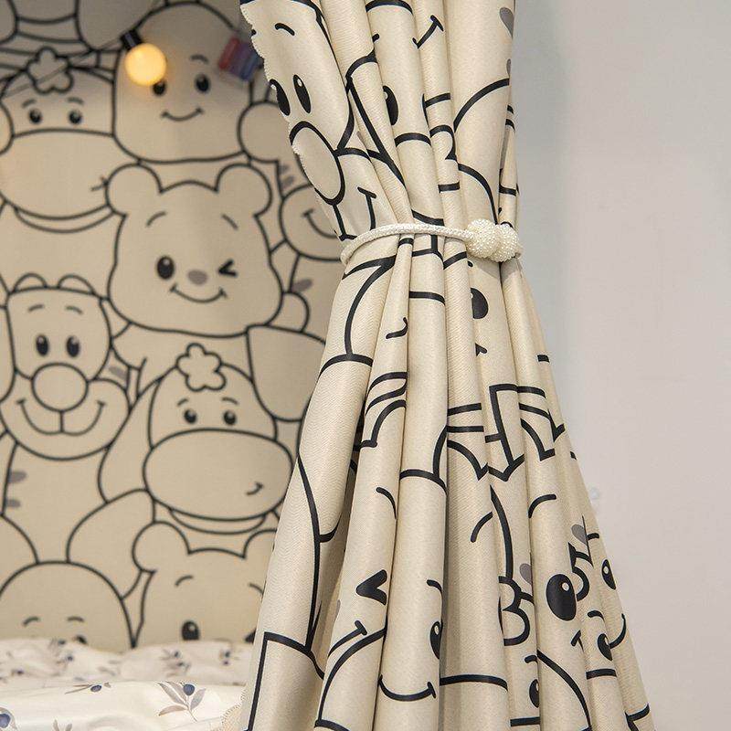 学生宿舍加厚床帘物理遮光寝室上下铺少女可爱简约挡风一体隔断帘,床上用品,床幔,淘宝优惠券,粉丝福利购,淘宝优惠卷