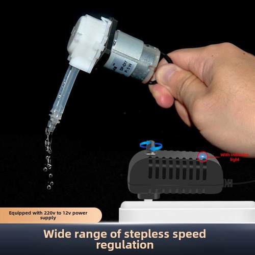 蠕动泵实验室滴定循环抽水泵小型家用小营养鼻饲泵可调速微型水泵