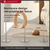 沪星新可伸缩艺术栏杆图书馆现代美术馆不锈钢栅栏博物馆1.0米线