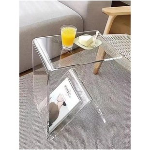 有趣的床头柜 网红亚克力小茶几ins风小户型北欧简约现代沙发边几