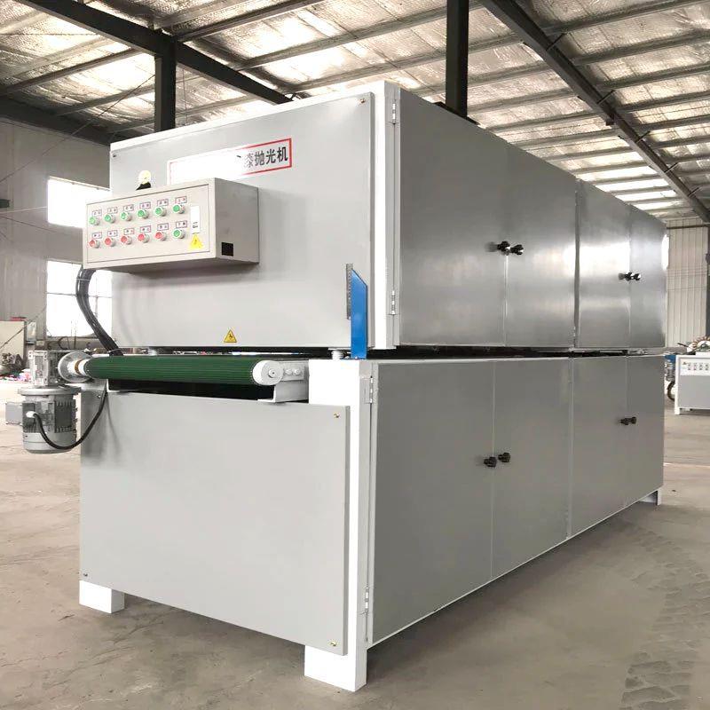 厂家全自动刷盘式双面底漆抛光机木工机械设备台式门板打磨机