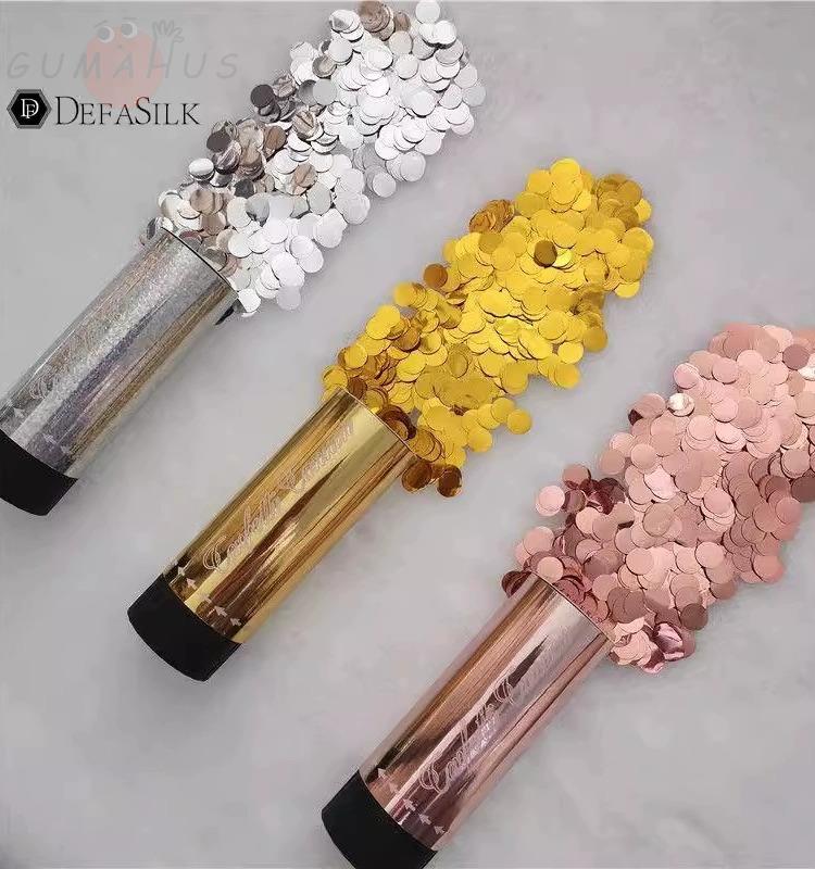 速发婚礼拧推喷礼炮生日派对弹簧小花筒氛围手持手手礼花气氛婚庆