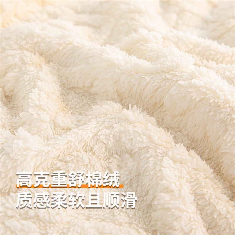 速发防猫抓沙发盖布巾is风秋毛绒防滑沙发套罩全包能沙发毯全盖