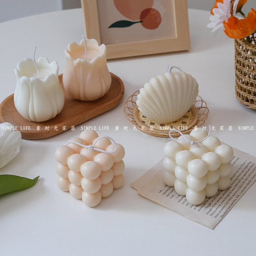 速发风魔方郁 香摆壳香薰贝件装饰金民宿咖啡馆软装拍摄道具