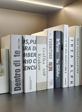 速发件书摆件装饰品家居拍摄道具简书书盒架摆假装饰书约创意