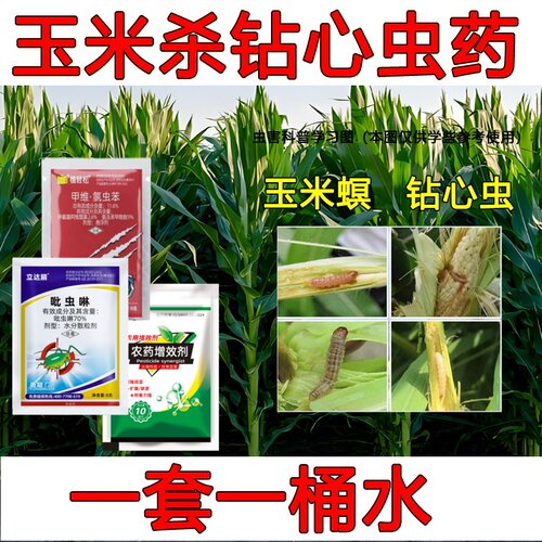 玉米杀虫剂农药正品玉米虫害防治玉米螟钻心虫食心虫蚜虫除虫灭虫