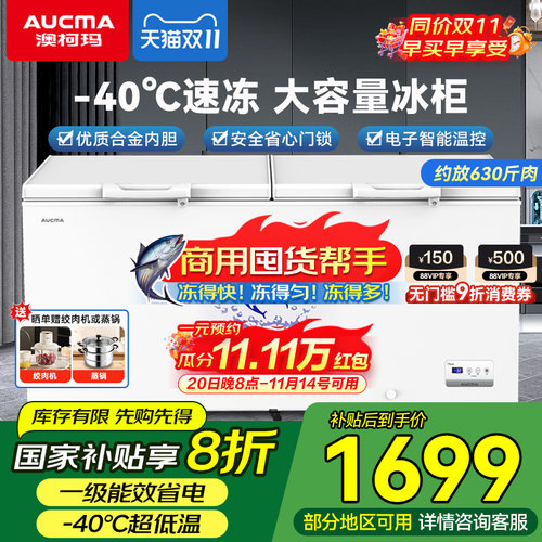 【进店咨询惊喜价】商用冷冻冰柜