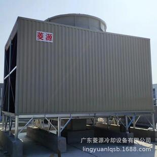 供应方形低噪音横流式100吨方塔100T工业冷却塔注塑机冷却系统