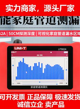 新款UT662A家庭管道测漏仪高精度家用管道漏水检测仪室内侧漏器
