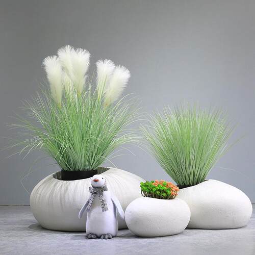 仿真绿植造景盆景装5443221饰玄关阳软台装布商场橱窗展示花假植