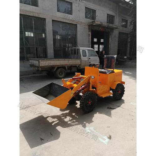 小型电动装小铲车壤土石方施工驱载机四建筑水电铲装土石灰693铲