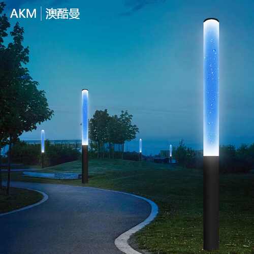 流水泡泡柱户外景观灯柱花园别墅小区路灯草坪庭院灯商圈广场路灯