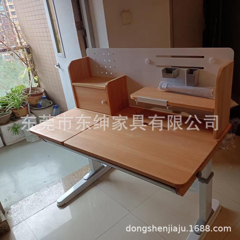 遇见童年儿童学习桌实木书桌小学生家用可升降写字桌课桌椅子套装