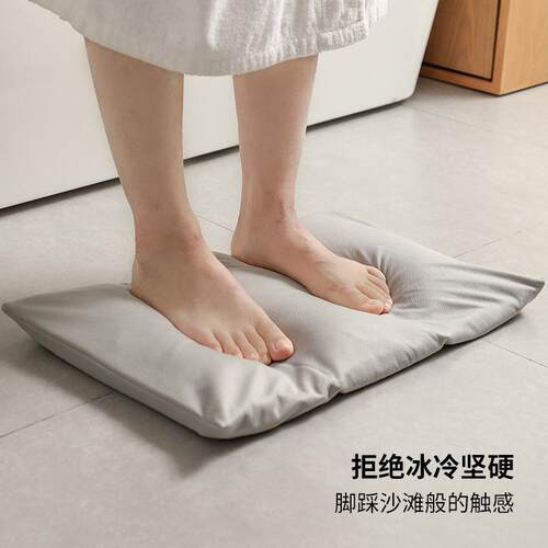 Q5M硅藻土脚垫卫间软垫浴室O生干吸水速F76579J8垫家用门垫温暖柔