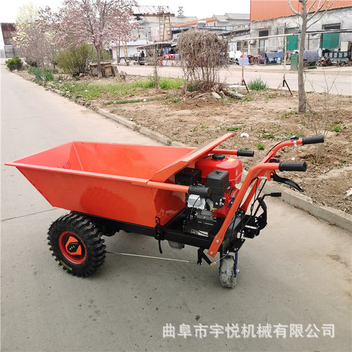 便携式汽油手推车 建筑工地运输车 果农爬坡搬运车