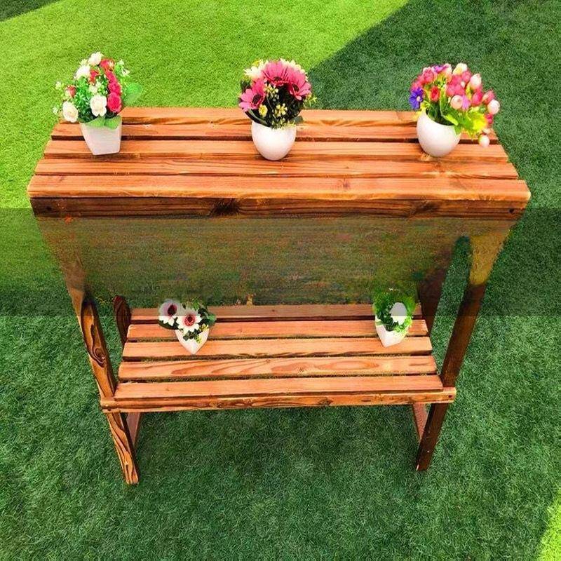 木质双层花架子室H7257393内家花用阳台户外阶梯多层花木盆架两层图片