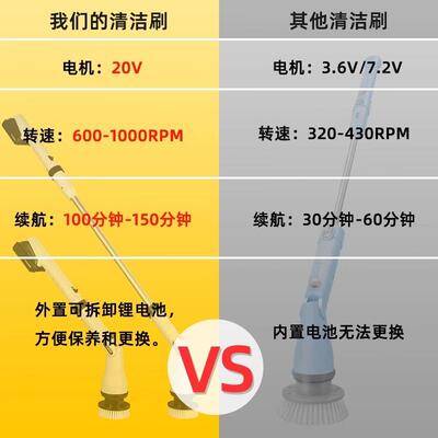 锂电清洁墙刷多功瓷能家用无线充电凹槽JSL浴室砖角缝隙手持式刷