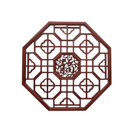 中式装修东阳木雕仿古门t窗实木窗户花格电视背景墙中式隔断屏风