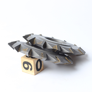 非标镶合金双角铣刀倒角V型槽钨钢异形铣刀 60度90度W55角度刀梯