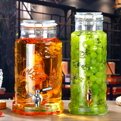 加厚泡酒玻璃瓶密封带龙头家用酿C酒容器人参药酒桶存酒专用酒坛
