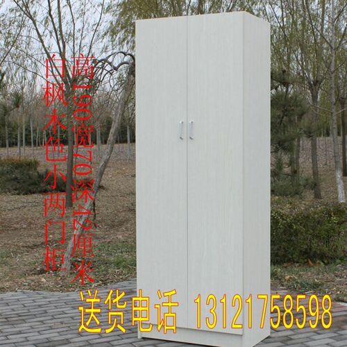 特价促销经济型板材家具衣v柜 两门三门柜 阳台柜储物柜免费安装