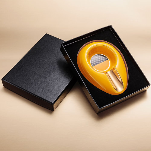 雪茄烟灰缸陶瓷小号单口径创意个性潮H流客厅摆件雪茄专用烟灰缸