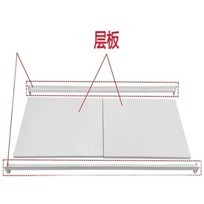 货架加层配件轻型中型仓储仓库房金属储藏家用置物V架展示架子仓