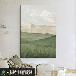 侘寂风酒店样板间无框装饰画定做诧寂风客厅墙Q画民宿房间玄关挂