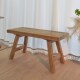 侘寂风复古实木餐桌长方s形大板长桌小户型休闲茶桌多功能桌椅组