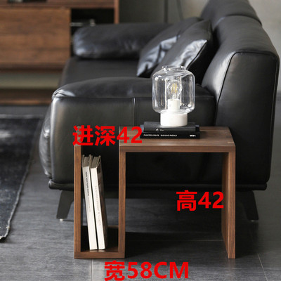 沙发边几可移动实木沙发边柜小茶几方几客M厅家具床头柜中古边几