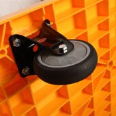 常成超静音加k厚平板车静音折叠手推车搬运车小拖车塑料拉货 包邮