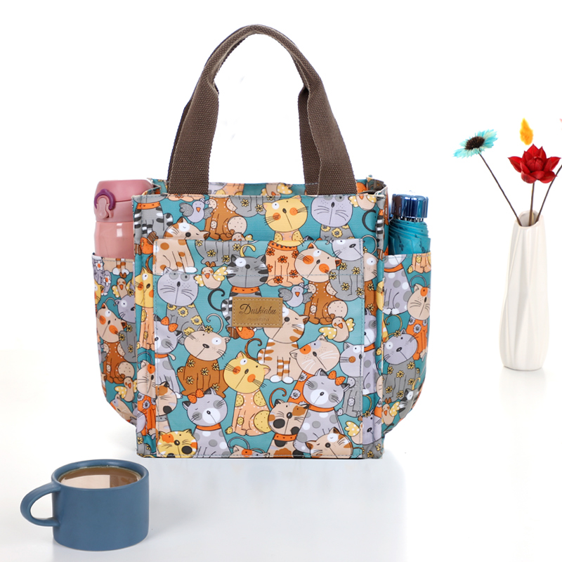 防水饭袋子手提袋外出遛娃包出门宝妈咪带娃大容S量装饭盒的手提