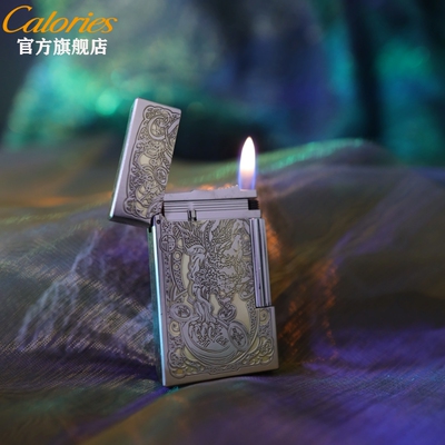 卡路黄铜复古招财貔貅侧滑轮