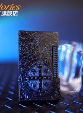 calories卡路充气朗声侧滑打火机复古老式康斯坦丁高档送520礼物