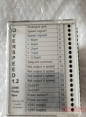 议价FREQCON超速模块OVERSPEED1.2