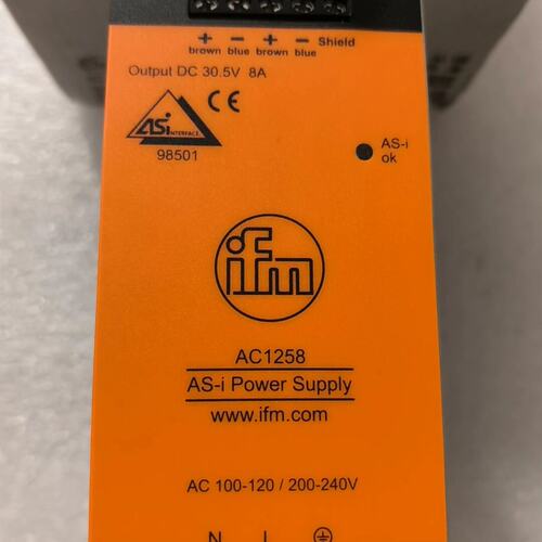 议价IFM易福门 AC1258 AS-i总线电源可维修