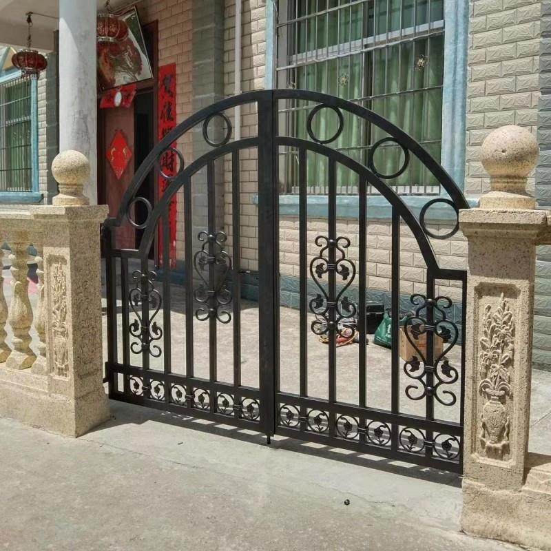 欧式铁艺大门庭院门铁艺门别墅门花园门双开对开大门栅栏门防盗门,全屋定制,庭院门,淘宝优惠券,粉丝福利购,淘宝优惠卷