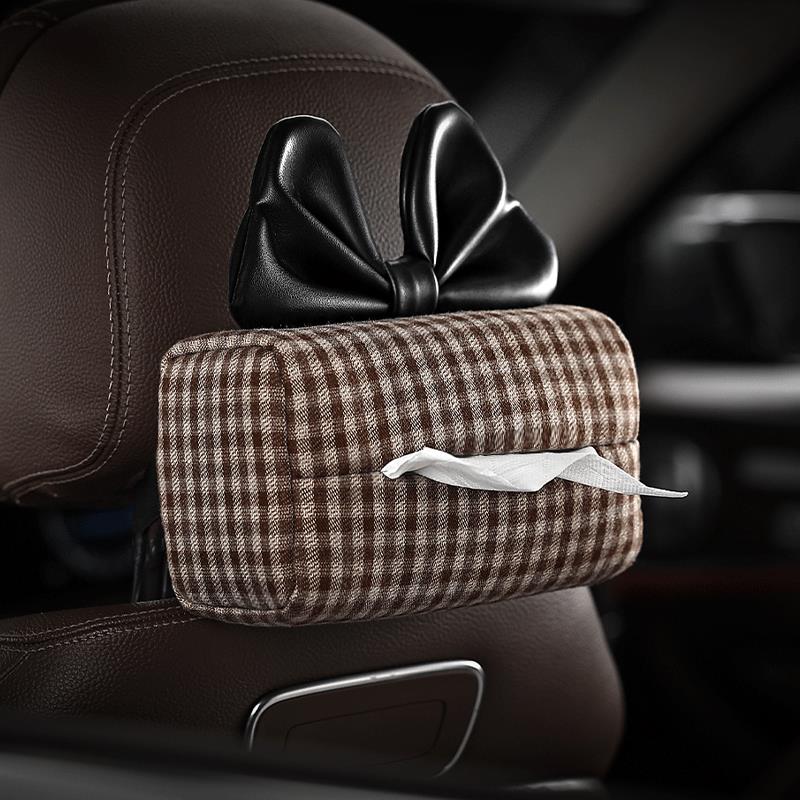 法式维希格汽车纸巾盒创意车载抽纸盒高级感车用纸抽盒车上装饰品