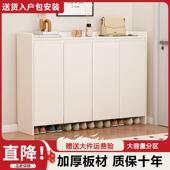 实木鞋 柜家用门口2025新款 收纳柜一体靠墙大容量置物柜入户收纳柜