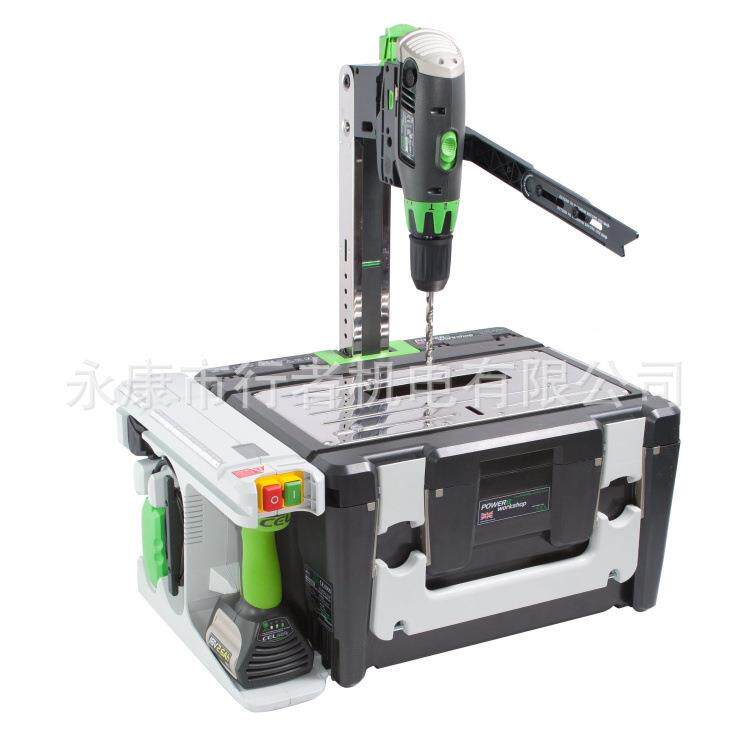R3EWS3E、WS4电E5S魄力8木工多功能组合工具箱1E8V锂CLPOWE8WORKS