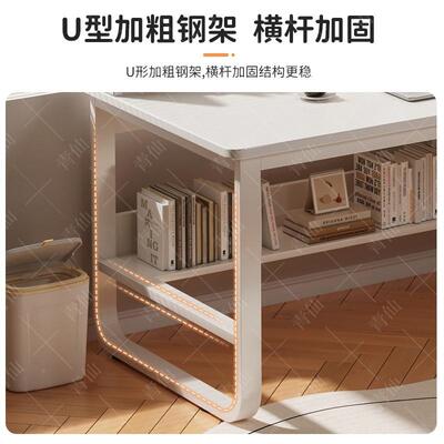 书房代电脑桌现简约小户书42438型架一体带抽屉学习桌学生写字桌