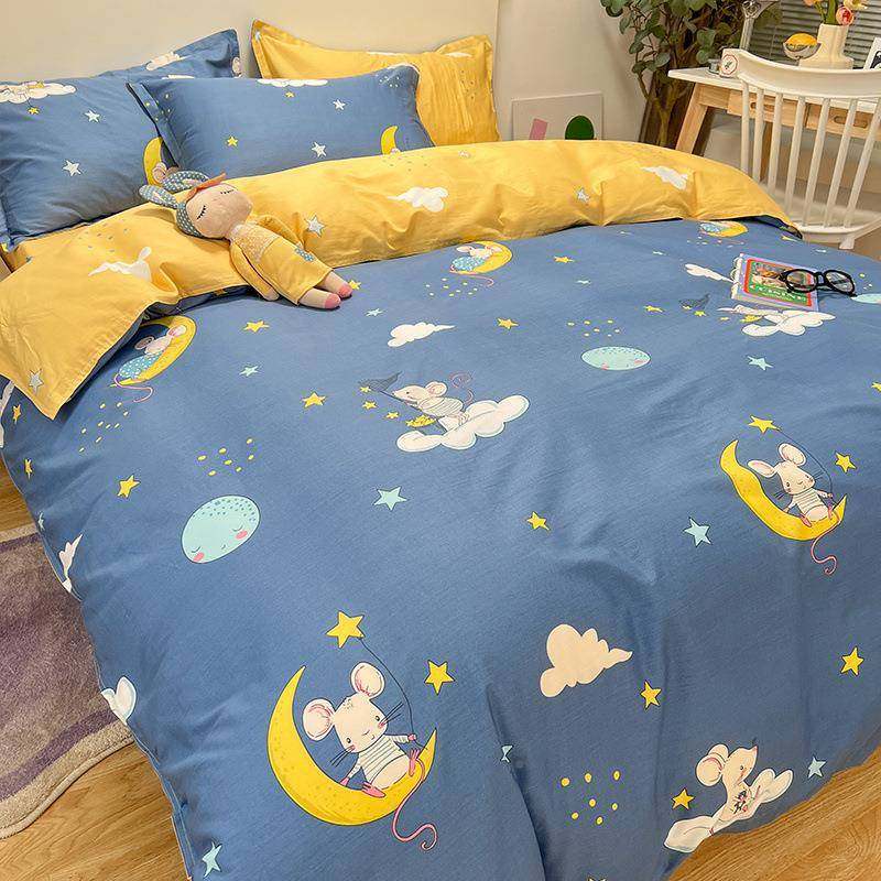 纯棉全床件上无品牌/四件套儿童卡通汽棉车床单床被套单人小孩笠,电子/电工,接线端子,淘宝优惠券,粉丝福利购,淘宝优惠卷